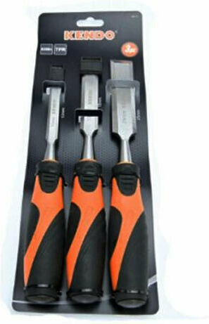 Kendo Skewed Chisel with Non-Slip Handle 3pcs