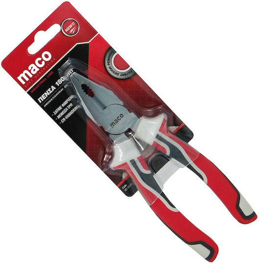 Maco Plier Straight Electrician Length 180mm