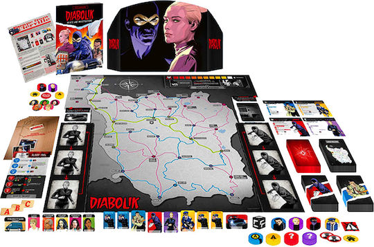 Επιτραπέζιο Παιχνίδι Diabolik: Heists & Investigations για 2-4 Παίκτες 10+ Ετών (EN) Ares Games