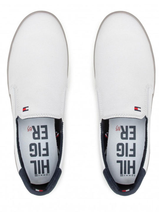 Harlow 2D Iconic Πάνινα Ανδρικά Slip-On Λευκά