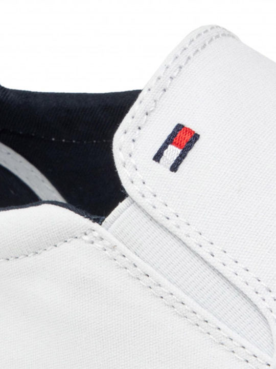 Harlow 2D Iconic Πάνινα Ανδρικά Slip-On Λευκά