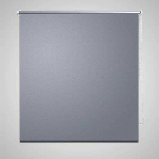 vidaXL Roller Blinds Total Blackout Gray W160xH230cm 240180