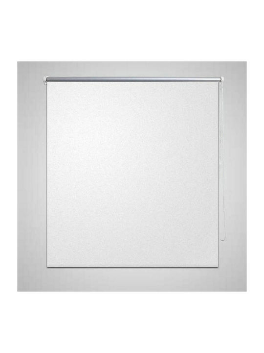 vidaXL Roller Blinds Total Blackout White W160xH175cm 240136