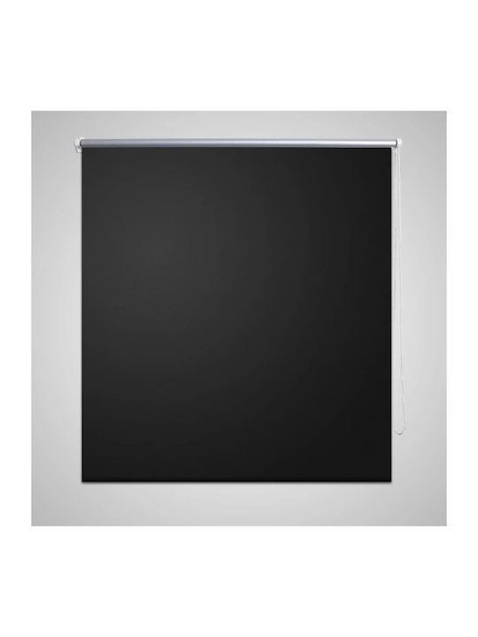 vidaXL Ρόλερ Σκίασης Total Blackout Schwarz Π160xΥ175cm 240143