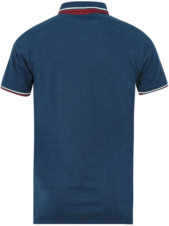 Polo Herrenbluse Kurzarm Marineblaue