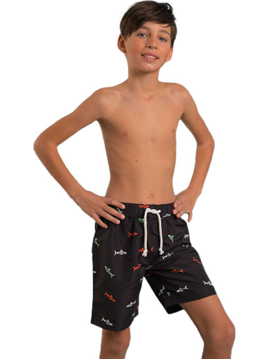 Funky Kinder Badeanzug Badeshorts Schwarz