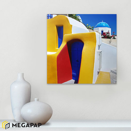 Megapap Santorini σε Καμβά 50x50 cm Megapap Santorini σε Καμβά 50x50 cm