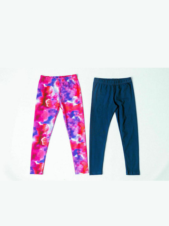 Joyce Kids Leggings Set Long Fuchsia