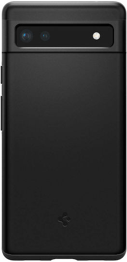 Spigen Thin Fit Back Cover Plastic / Silicone 1.55mm Black (Google Pixel 6a)