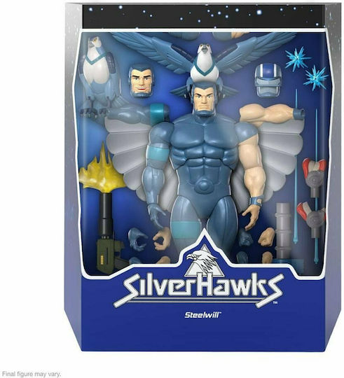 Super7 SilverHawks: Steelwill Steelwill Action Figure height 18cm