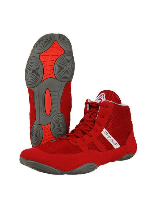 LA Sport WR1 Wrestling Shoes Red