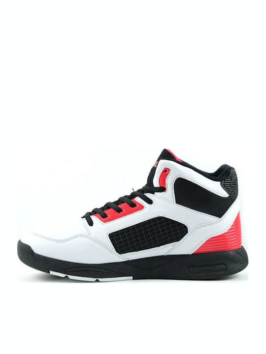 Bankshot Hoch Basketballschuhe Weiß