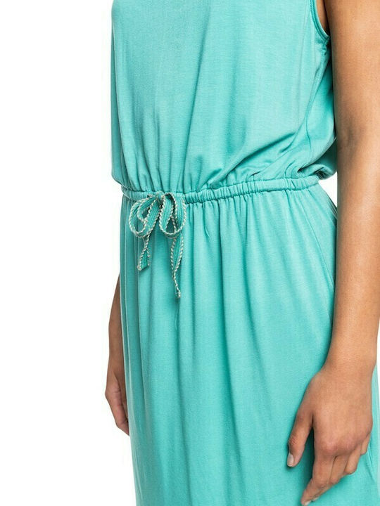 Surfs Up Summer Mini Dress Turquoise