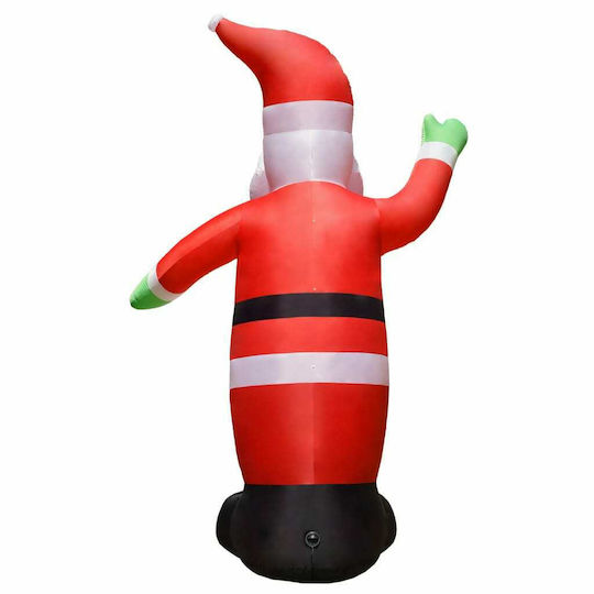 Outdoor Inflatable Illuminated Santa Claus Electric Red 300cm