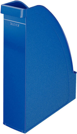 Leitz Magazine File Organizer Plastic Blue