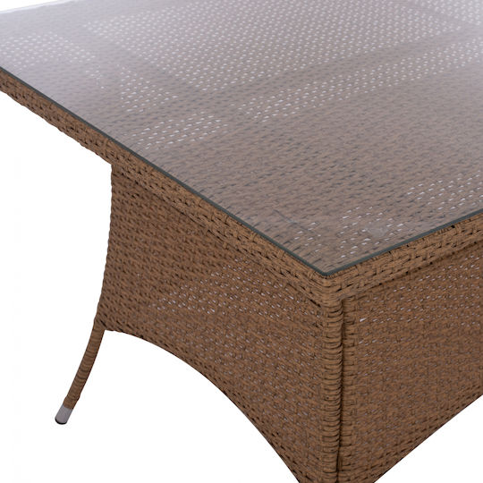 Tisch Stabil Minsk Beige / Brown 150x90x75cm