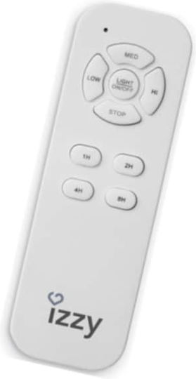 Izzy IZ-9022 Таванен Вентилатор 132см с Осветление Кафяв / Сребърен