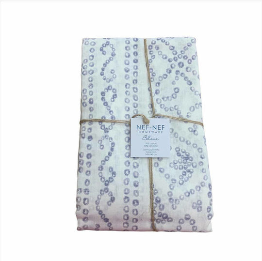 Nef-Nef Homeware Τραπεζομάντηλο Mysterious Blue 140x180εκ.
