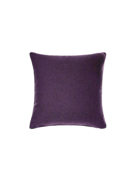 Silk Fashion Decorative Pillow Case 9925 purple 45x45cm.