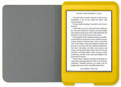 Kobo Sleep Cover Flip Cover Synthetic Leather Yellow Kobo Nia N306-AC-LM-E-PU