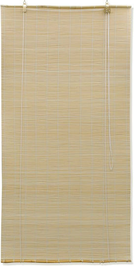 vidaXL Shade Blind Bamboo Beige L120xH220cm