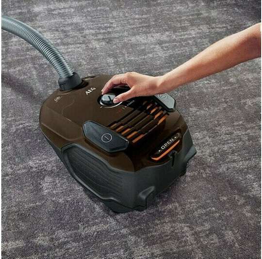 AEG VX6-2-PARK Vacuum Cleaner 800W Bagged 3.5lt Brown