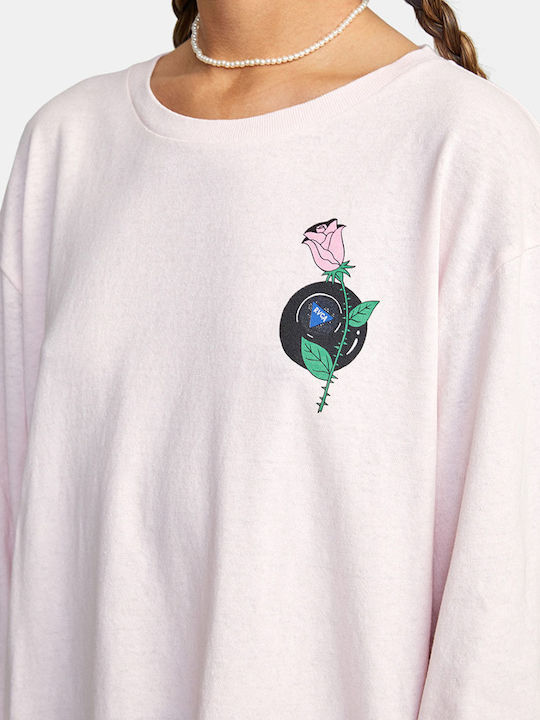 Luke Pelletier X Kristen Damen Bluse Baumwolle Langärmelig Powder Pink