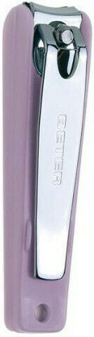 Beter Small Nail Clipper with Removable Catcher Purple Purple
