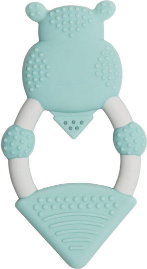 Cheeky Chompers Ippopotam Masator Inel Dentar Din Silicon Pentru 0 Luni+