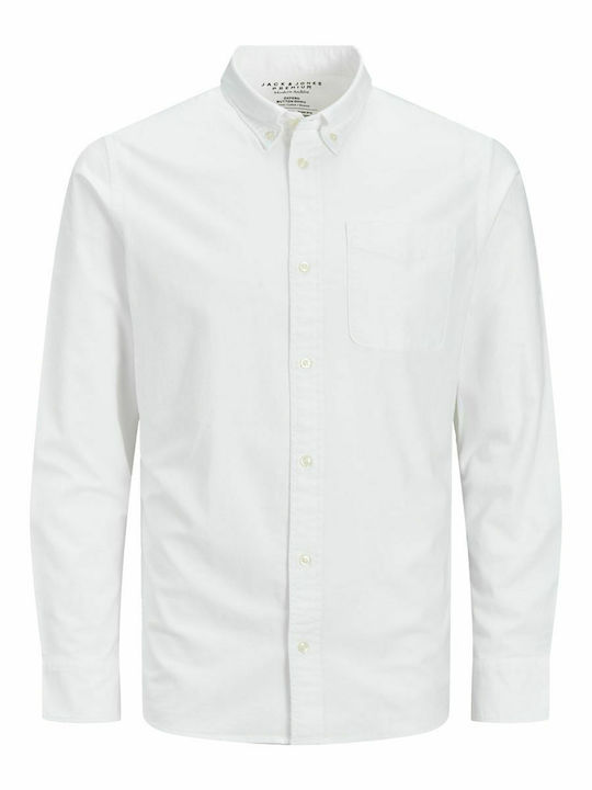 Long-sleeved Cotton Shirt White