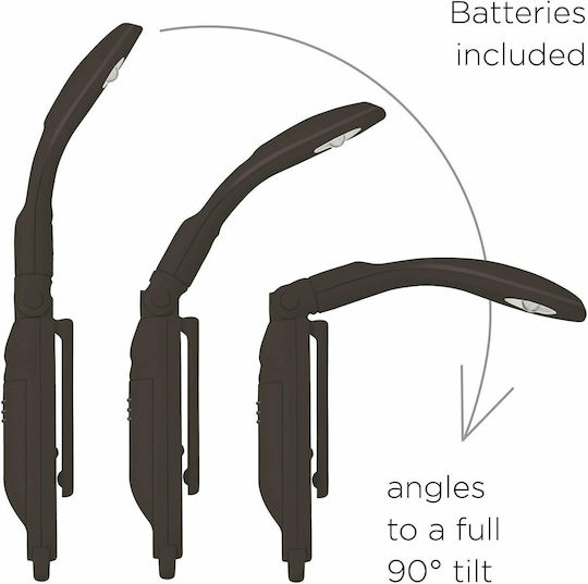 IF 511 Book Light LED with Clip Black