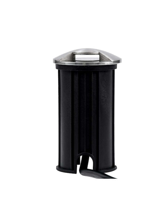 GloboStar GloboStar Außenstehlampe LED 1W mit Natürliches Weiß Licht IP68 Silber