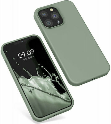 KWmobile Rubberized Back Cover Σιλικόνης Grey Green (iPhone 13 Pro)