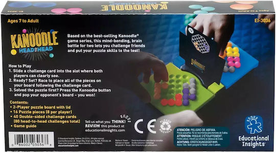 Board Game Kanoodle: Head tο Head for 2 Players 7+ Years Old (EN) Learning Resources