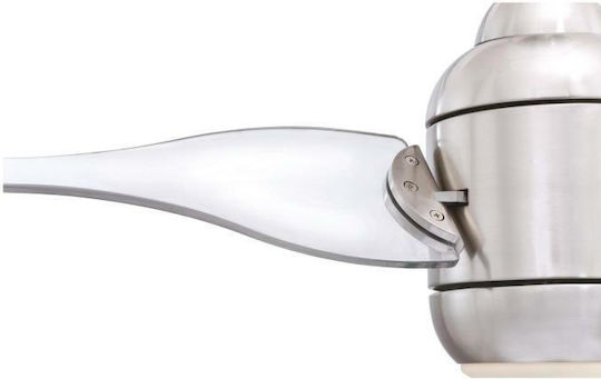 Westinghouse Josef Ανεμιστήρας Οροφής 122cm με Φως Ασημί