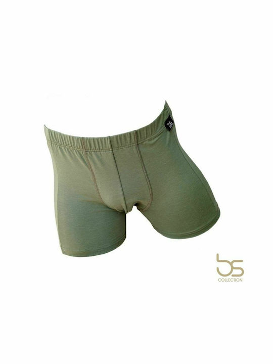 bs Boxershorts Khaki Tencel / Baumwolle