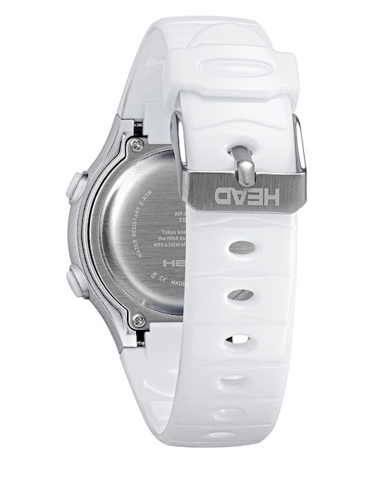 Head Kids Digital Watch 38mm White Strap