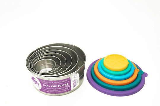 Ecolunchbox Inox Lunch Box Seal Cup Jumbo Purple 1420ml