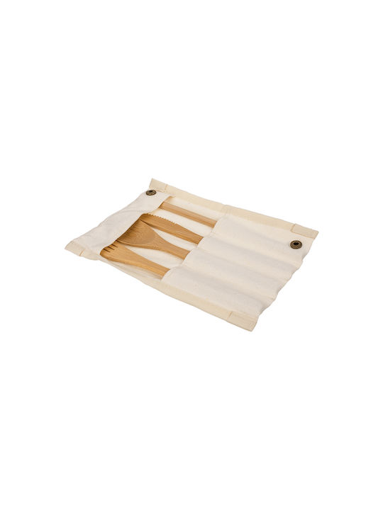 Out of the Blue 4-Piece Brown Cutlery Set