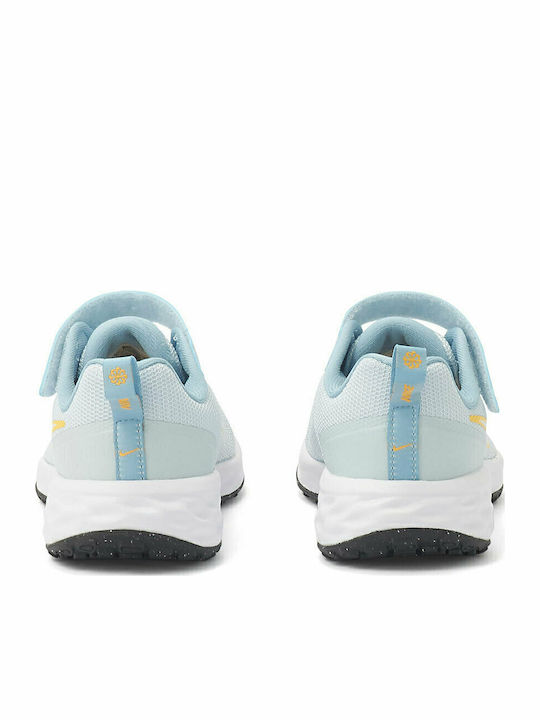 Revolution 6 NN Kids Sports Shoes Running with Hoop & Loop Closure Light Blue