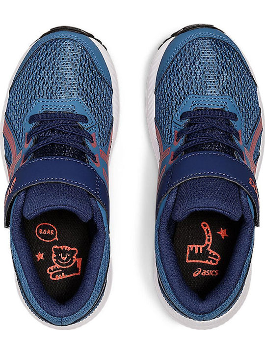 Contend 8 Ps Kids Sports Shoes Running with Hoop & Loop Closure Blue