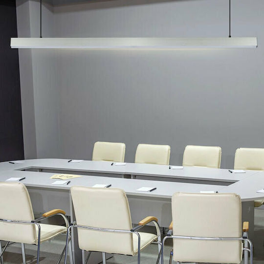 V-TAC LED Комерсиално Линейно Осветление Светило Таван 40W Неутрално бяло IP20 Ш120xД3.5xВ6.7см.