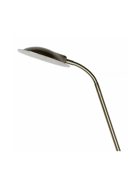 Lucide Lightning LED Floor Lamp H180xW25.4cm. with Warm White Light 1600lm Silver