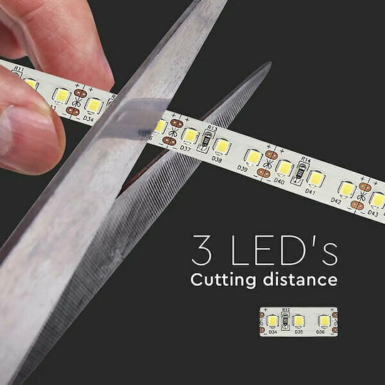 V-TAC LED Strip 12V Natural White Light 5m Type SMD2835