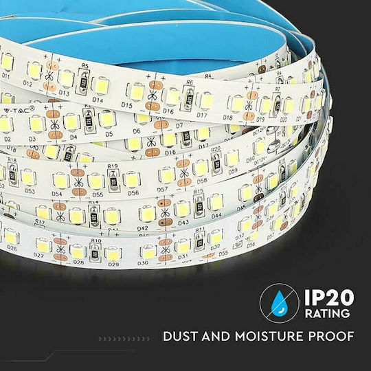V-TAC LED Strip 12V Natural White Light 5m Type SMD2835