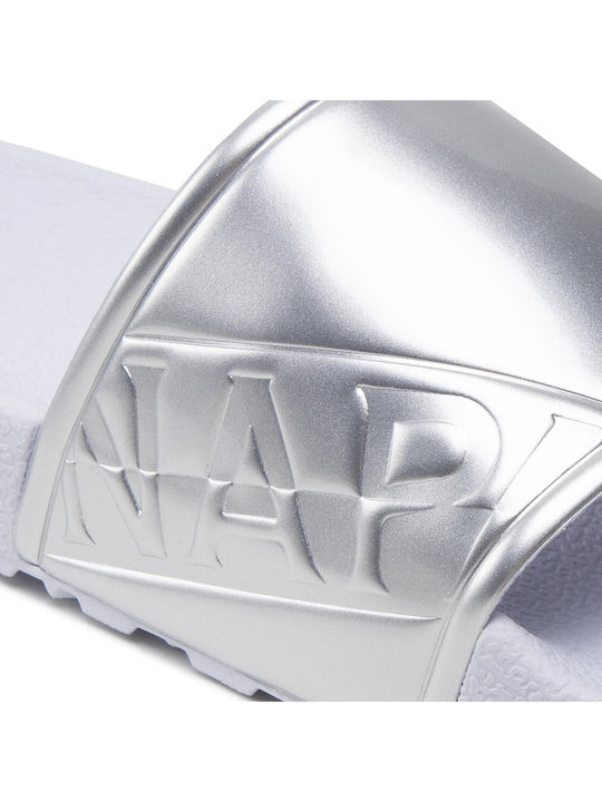 Park Frauen Flip Flops in Silber Farbe