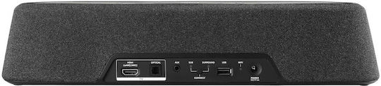 Polk Audio Magnifi Mini AX Soundbar 3.1 Bluetooth, HDMI and Wi-Fi 150W with Wireless Subwoofer and Remote Control Black