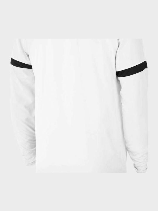Athletic Kids Cardigan Dri-Fit Knitted White Academy 21