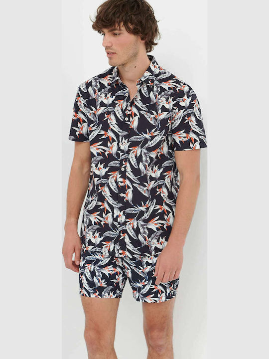 Ανδρικό Μαγιό Σορτς Navy Μπλε Floral
