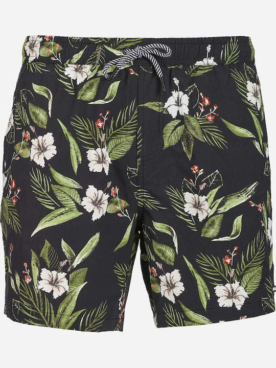 Ανδρικό Μαγιό Σορτς Μαύρο Floral